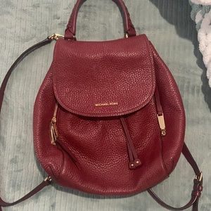 Michael Kors Viv large leather backpack